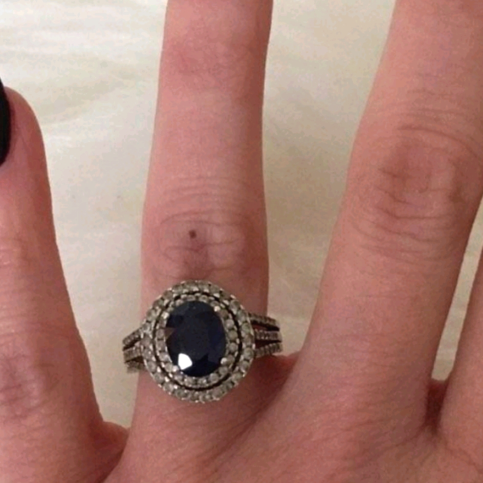 Genuine Blue Sapphire Ring